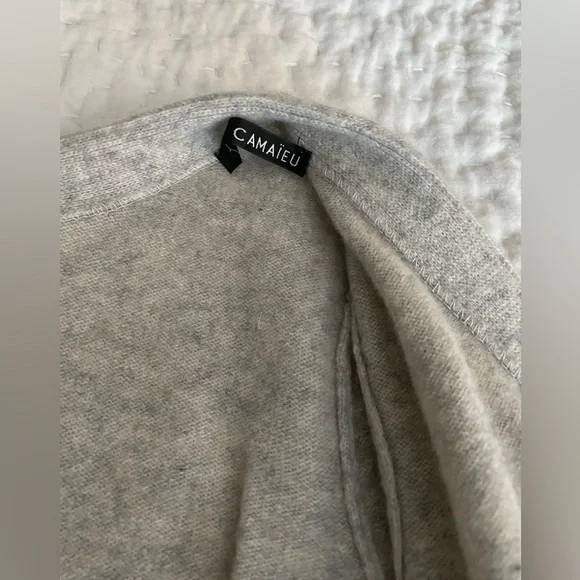 Camaïeu Cashmere Sweater (French) - Gray - Picture 5 of 9